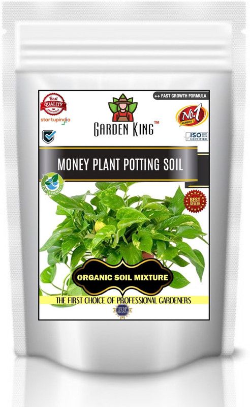 Garden King Money plant Potting Soil, Essential Organic Soil Mixture for Money Plants, Double Filtered with All Required Nutrients and Active Micro-Organism For Healthy Growth Potting Mixture  (1.8 kg, Powder)