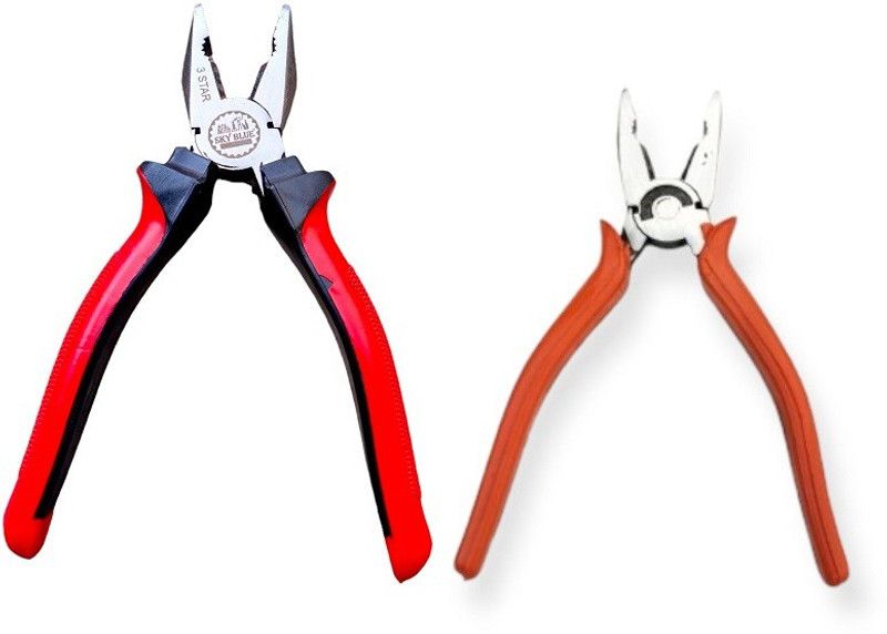 Sky Blue Enterprises SBE413 Lineman Plier  (Length : 8 inch)