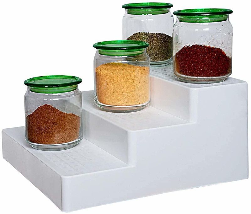 Yellow Bee Shelf Organizers  (White, Plastic)
