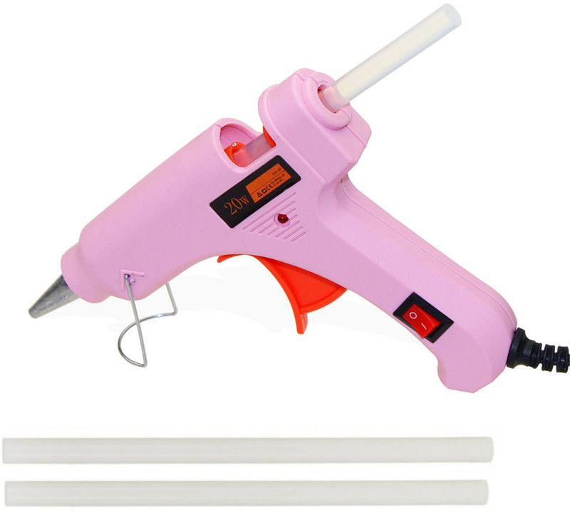 FADMAN PINK MINI HOT GLUE GUN | 20 WATT | 2 GLUE STICKS | Standard Temperature Corded Glue Gun  (7 mm)