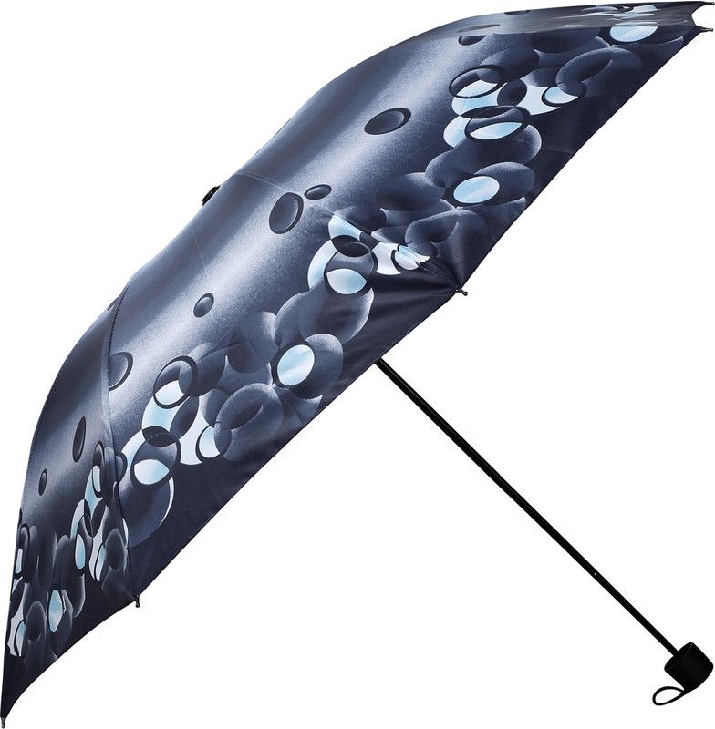 Umbrella mart 3 Fold Digital Printed Rain & Sun Protective Umbrella (Blue/Multi) Umbrella  (Blue, Multicolor)