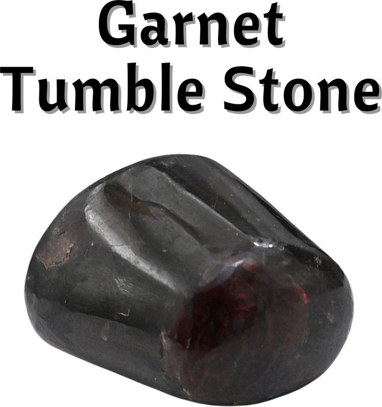 Crystal Heaven Garnet Tumbled Stones Polished Round Crystal Pebbles  (Red 0.03 kg)