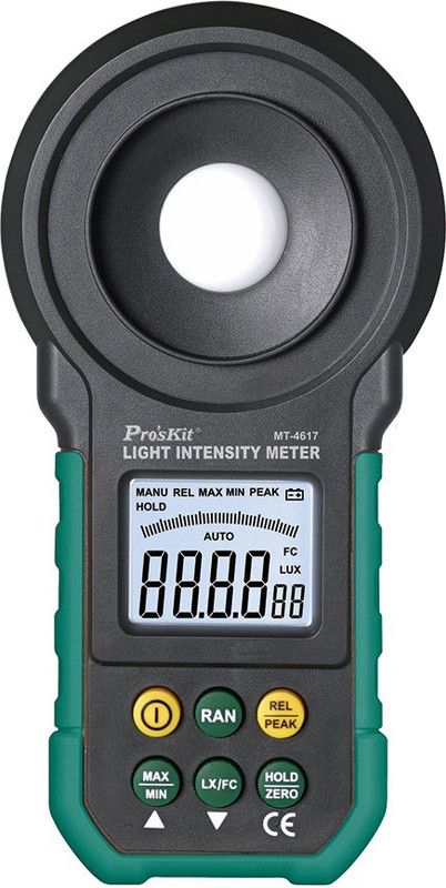 Proskit MT-4617 Light Intensity Meter| Digital Multimeter  (Black 8000 Counts)