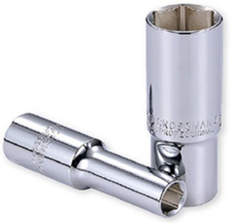 Crossman 96-431	1/2" Drive Deep Socket: Standard - 6 Pt (Metric) 23mm| Socket Set  (Pack of 1)