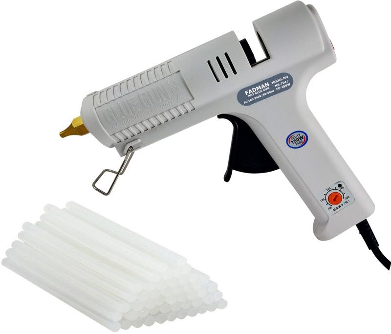 PICKTOOLS GlueGun-3stick-2495 Adjustable Temperature Corded Glue Gun  (11 mm)