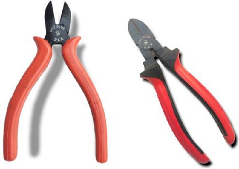 Sky Blue Enterprises SBE_PLIER_COMBOS_COMBO_752 Diagonal Plier  (Length : 7.8 inch)