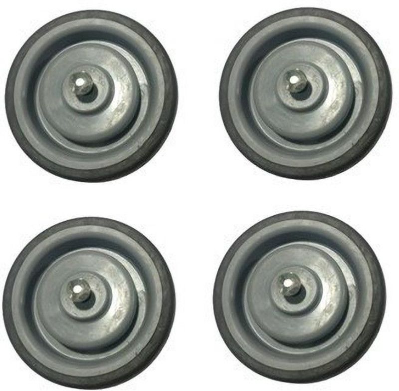 HUB'S-INNOVATION SOLUTION RCW4inch Rubber Furniture Caster  (Pack of4)