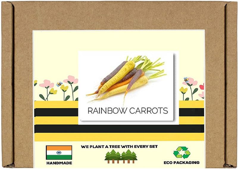 Qualtivate Rainbow Carrot Seed  (750 per packet)