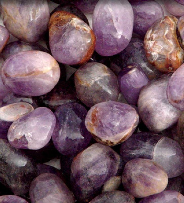Prisha PC30 Polished Asymmetrical, Round, Oval Onyx Pebbles  (Purple 1 kg)