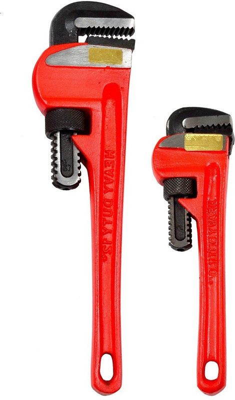 Globus HAND TOOL SET/ 2 PCS SET/2 PCS Single Sided Pipe Wrench  (Pack of 1)