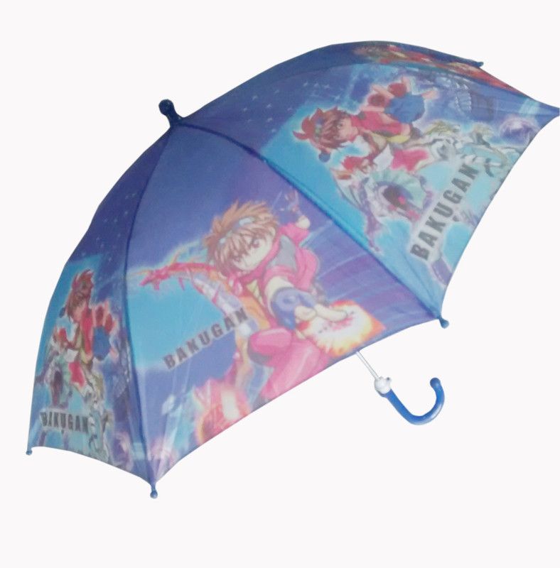 Fiable Creations Bakugan Print Blue Umbrella  (Blue)