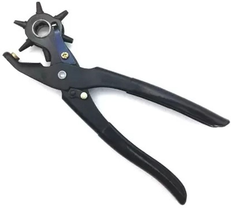 COMODO Leather Belt Hole Punch Plier with Multi Tool Manual Belts Puncher Maker Machine Punch Plier  (Length : 9.8 inch)
