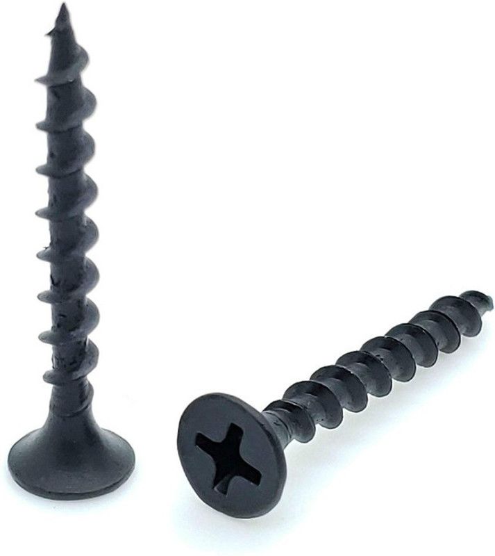 RPI SHOP Carbon Steel Flat Head Drywall Screw  (3.6 mm Pack of 400)