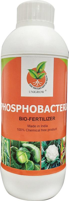UNIGROW Phosphobacteria Bio Fertilizer for home and terrace gardening Fertilizer  (500 ml, Liquid)