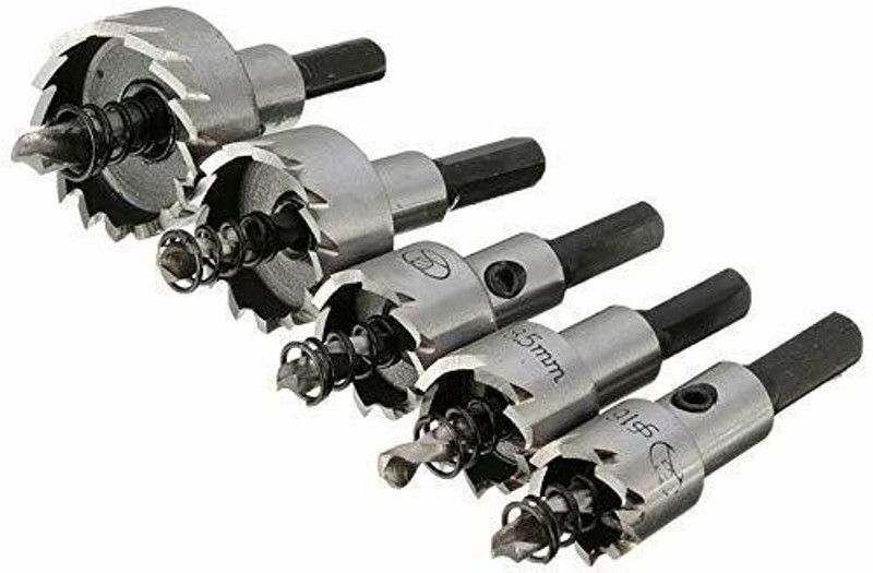 A&S TOOLSHOP 5PCS 18-40MM HSS Drill Bit Hole Saws Set