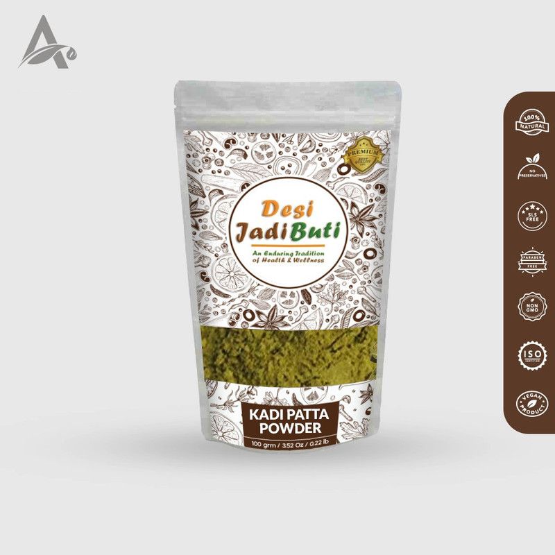 Desi Jadi Buti Kadi Patta Powder – Curry Leaves Powder – Bergera Koenigii – Murraya Koenigii Seed  (100 g)