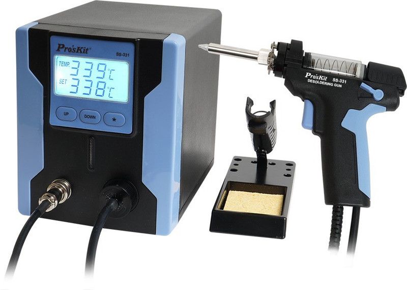 Proskit SS-331B LCD Desoldering Station 140 W Temperature Controlled  (Pointed Tip)