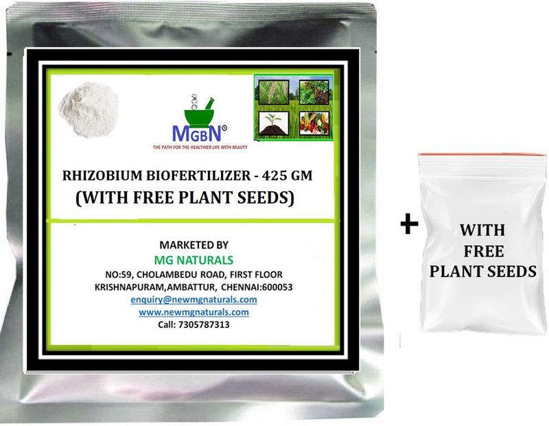 MGBN RHIZOBIUM BIOFERTILIZER - 425 GM Potting Mixture  (425 g, Powder)