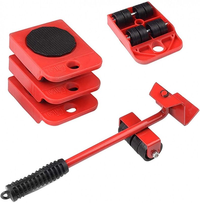 K KING Easy Furniture Shifting Tool Set/Furniture Lifter/Furniture Movers (Red) Appliance Furniture Caster Appliance Furniture Caster  (Pack of1)