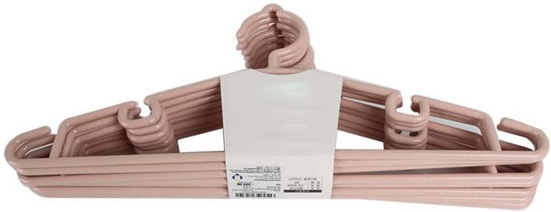 MARKET 99 Plastic Dress Pack of 8 Hangers For Dress  (Pink)