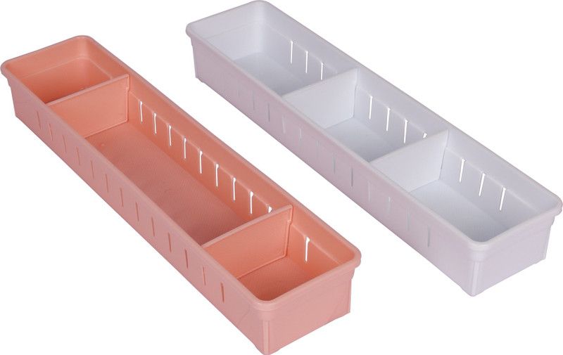 Liza Adjustable Stretchable Interlocking Drawer Clapboard Divider/Grid Closet Sorting Partition/Plastic Strips Separators Cabinet Storage Box Socks/Makeup Closet Divider  (Plastic)