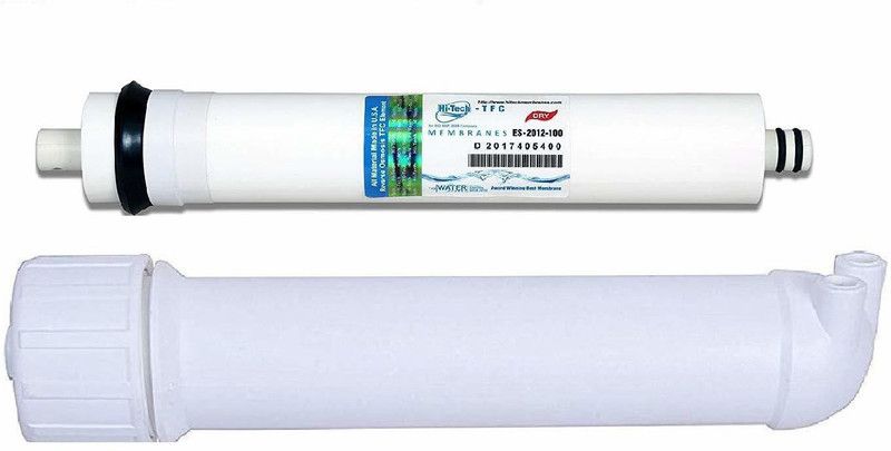 HI-TECH 100 gpd membrane & housing Solid Filter Cartridge  (0.0001, Pack of 2)