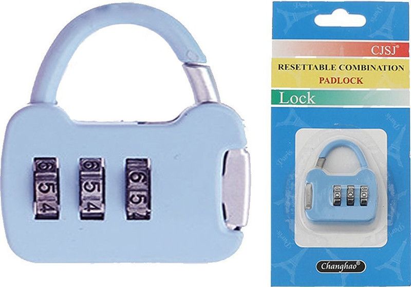 CJSJ Combination Padlock  (Blue)