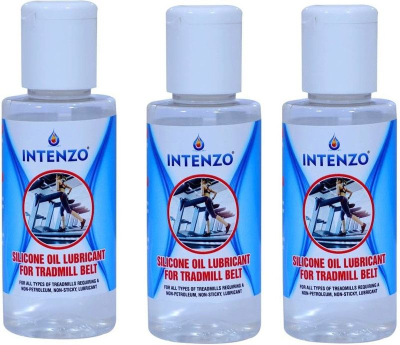 intenzo Silicone Lubricant OIl For All Type treadmill Belt 's pack of 3 each in 100ml oil Manual Pump  (300 g Pack of 1)