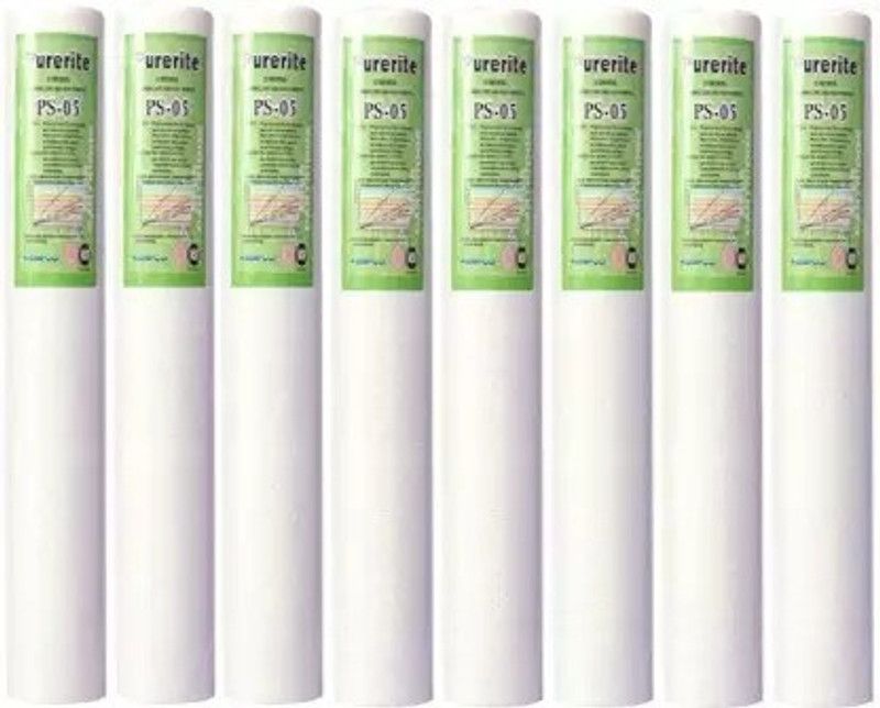 PRS SAFE GUARD Spun Filter 20inch,Compatible with all domestic water purifiers pack of 8pcs Solid Filter Cartridge  (0.005, Pack of 8)