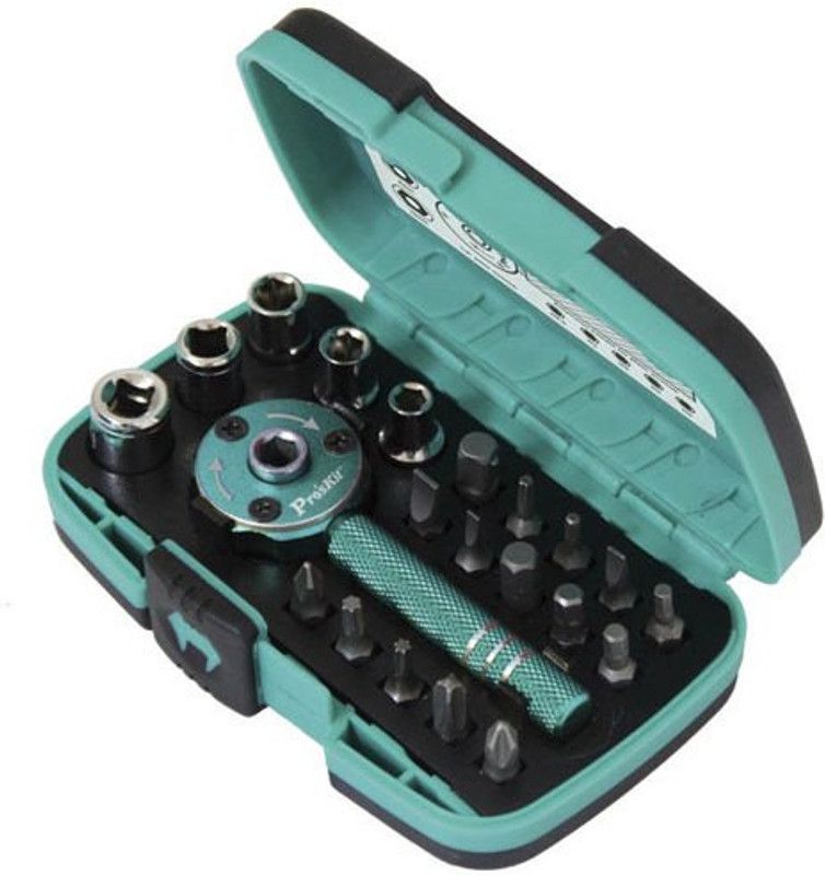 Proskit 22PCS Palm ratchet wrench Bit & Socket Set Socket Set  (Pack of 1)