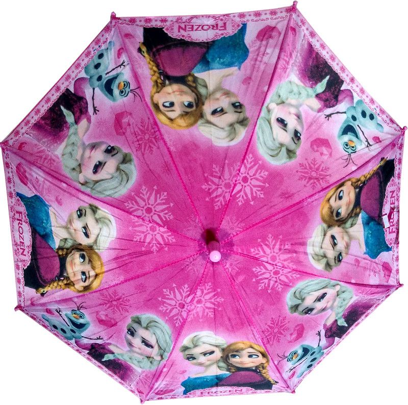 Fiable Creations Frozen Doll Print 18" Radius Kids- Umbrella  (Pink)