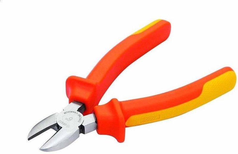 Groz SCP/CV/7 Insulation Plier, Side Cutting Plier With Stainless Steel Lineman Plier  (Length : 7 inch)