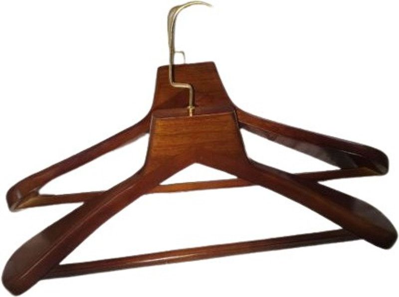 SKWOODENHANGER hanger 99% Plastic Dress Hanger For Dress  (Brown)