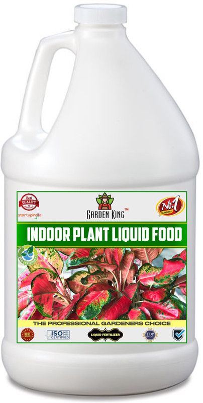 Garden King Indoor Plant Food Liquid Fertilizer, Premium Essential Liquid Fertilizer for the Best Growth of Indoor Plants with Growth Nutrients and Charged Micro-Organism Fertilizer  (500 ml, Liquid)