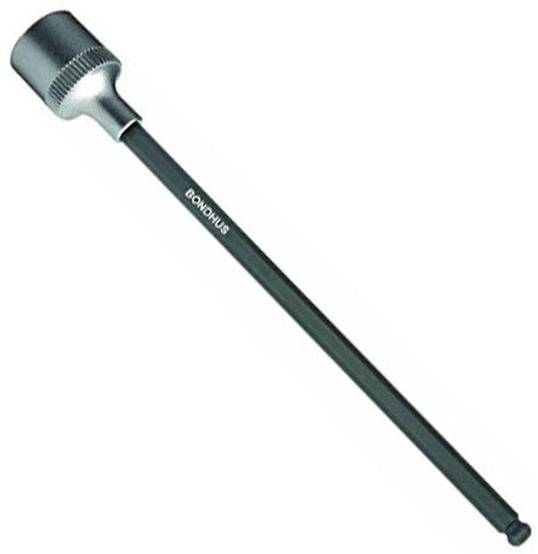 BONDHUS 43856 3.0mm ProHold Ball Bit 6" w/ 3/8" Dr Socket Screwdriver Bit Set  (Pack of 1)