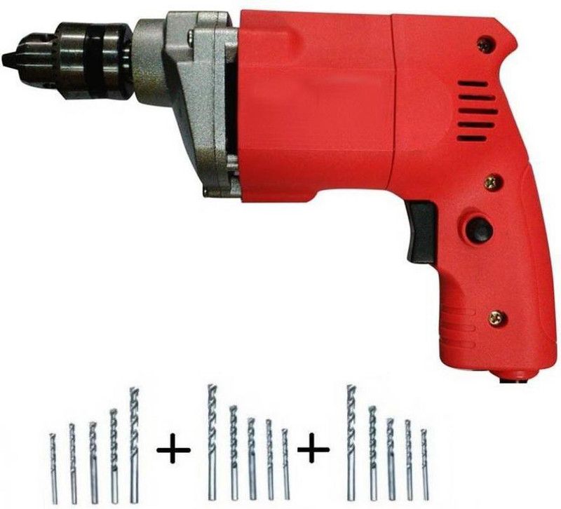 GREEN HOME Power Drill Pistol Grip/Multicolour/10mm/300watt/230v/2600 rpm/6 month warranty/ GHPDM0693/10mm Pistol Grip Drill  (10 mm Chuck Size)