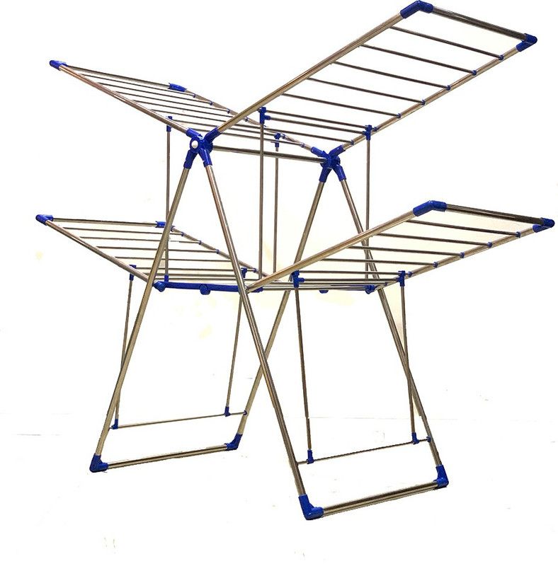 FAVOUR Steel Floor Cloth Dryer Stand BB2-00005  (2 Tier)