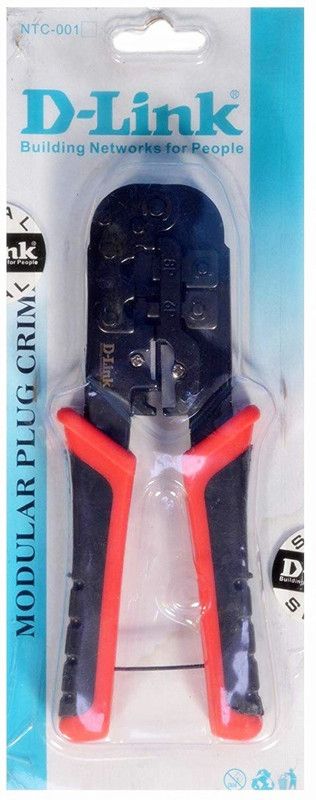 D-Link Modular Plug Crimper Stripper Cutter Telecom RJ45 RJ11 RJ12 NTC-001 DLink 4P 6P 8P Ethernet Network Cable Manual Crimper