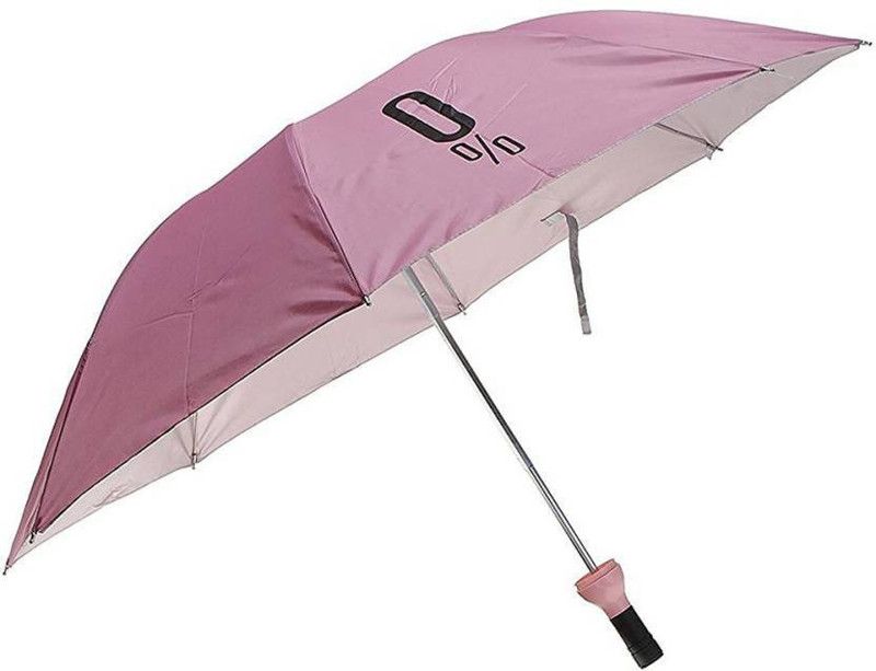 Bluebells India Bottle Umbrella Wine Bottle Umbrellas 3 Folding Umbrella  (Pink)