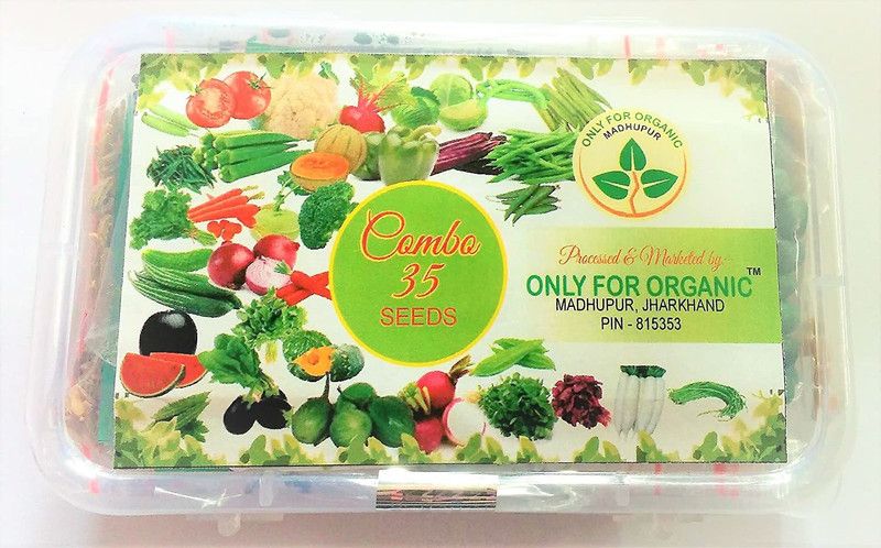 VibeX 35 Varieties Of Seeds Combo Seed  (1225 per packet)