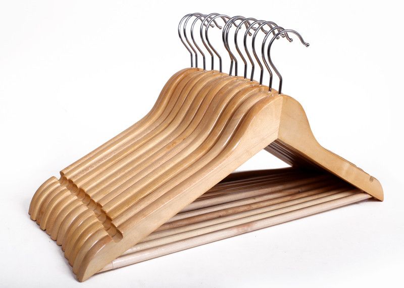 Flipkart SmartBuy Wooden Shirt Pack of 12 Hangers For Shirt  (Beige)