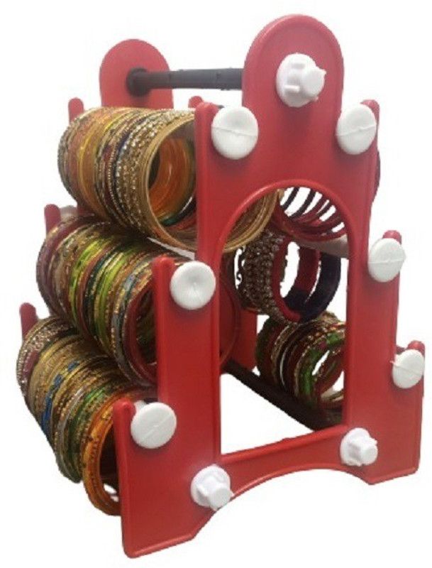 TPS Jewelery Organizers  (Red, White, Plastic)