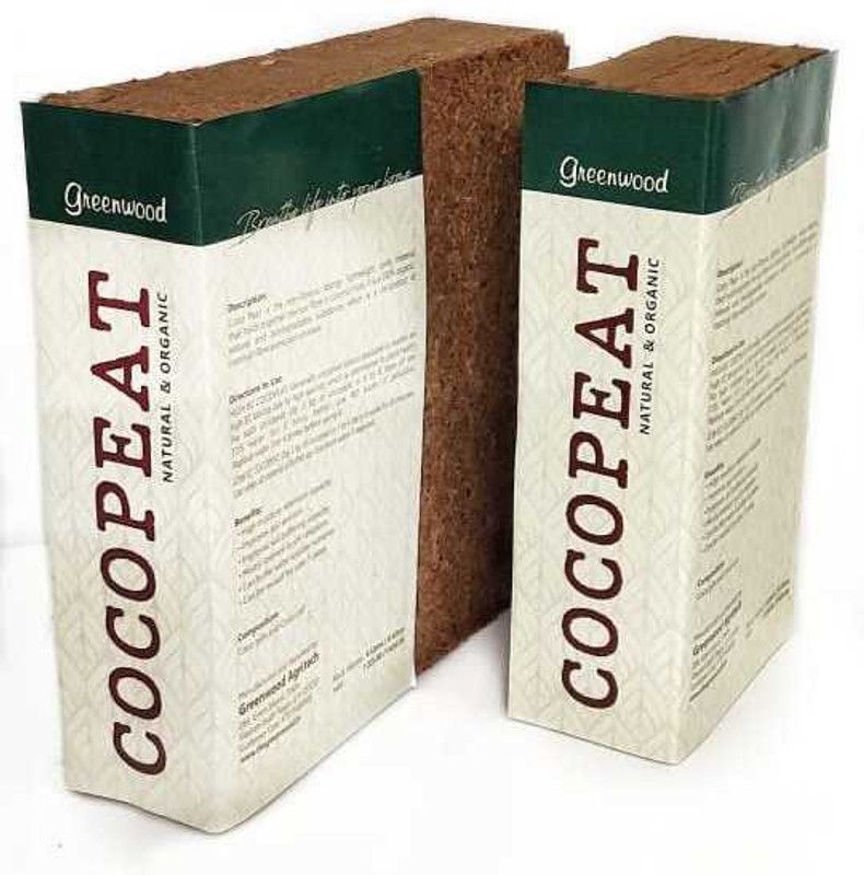 Chhaya Cocopeat 5 kg Block for Plants - Expands Up to 45 liters of Cocopeat (5 Kg) Fertilizer  (5 kg, Cake)