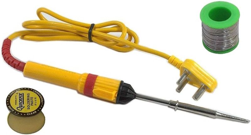 paliwalcreation SOLDERING IRON 25W - TRI SHAPED - NEW MODEL SOLDER WIRE ROL,2 meter wire, Heavy Duty for home and professional work 300 W Simple  (Pointed Tip)