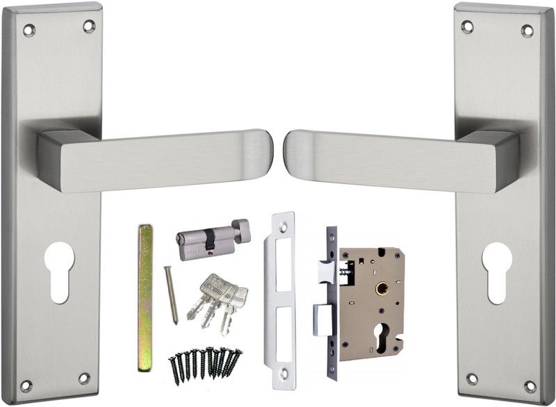 occura Stainless Steel Glossy Handlesets  (Silver)