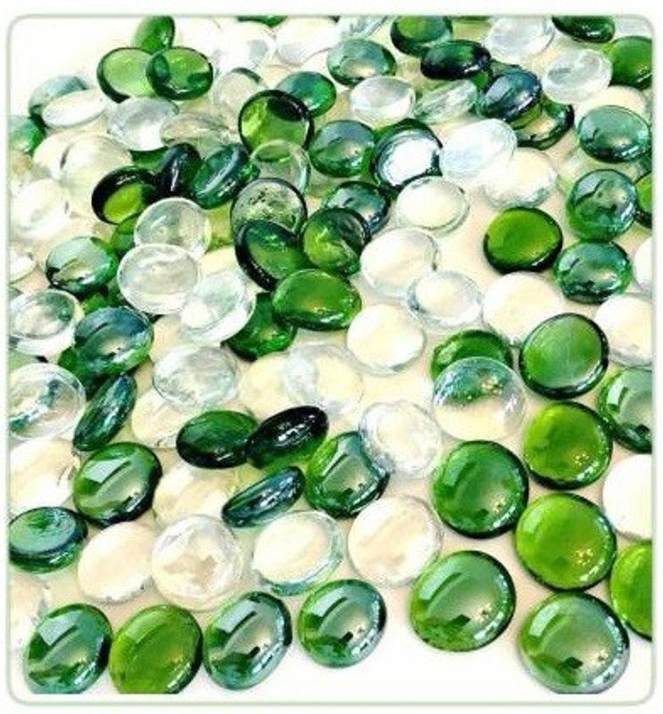 Pebbles5021 Marble Pebbles  (Multicolor 40 Pieces)