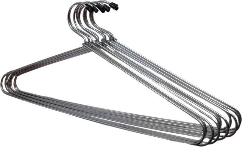 Shivani Steel Shirt Pack of 72 Hangers For Shirt  (Black)