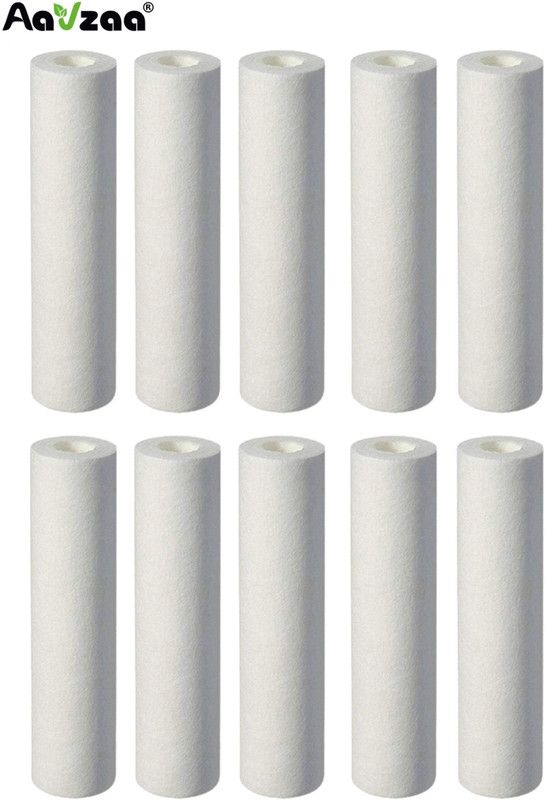Aavzaa 10 Pcs Of Pre-Filter PP Spun Candel 10inch For Water Purifier Wound Filter Cartridge  (0.5, Pack of 10)