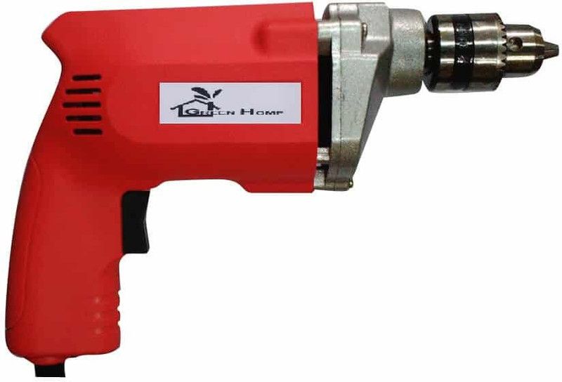 GREEN HOME Green Home Power Drill Machine Pistol Grip/Red/10mm/300watt/230v/2600 rpm/6 month warranty/ GHPDM2151/10mm Pistol Grip Drill  (10 mm Chuck Size)