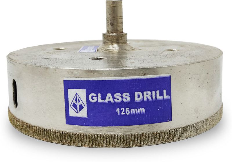 EXCEL IMPEX Glass Drill Bit 125 mm -Drill Holes on Glass, Ceramic Tiles, F.R.P, F.T.P